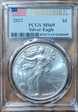 2022 $1 Silver Eagle First Strike MS69