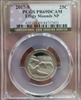 2017-S 25C Effigy Mounds NP PR69DCAM