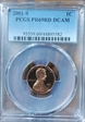 2001-S 1C PR69DCAM