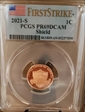 2021-S 1C Shield  First Strike PR69DCAM