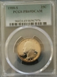 1988-S 25C PR69DCAM
