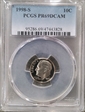 1998-S 10C PR69DCAM