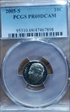 2005-S 10C PR69DCAM