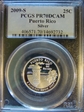 2009-S 25C Puerto Rico Silver PR70DCAM