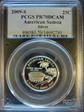 2009-S 25C American Samoa Silver PR70DCAM