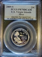 2009-S 25C U.S. Virgin Islands Silver PR70DCAM