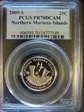 2009-S 25C Northern Mariana Islands PR70DCAM