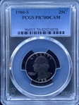 1980-S 25C PR70DCAM