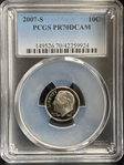 2007-S 10C PR70DCAM