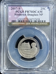 2017-S 25C Frederick Douglass NP PR70DCAM