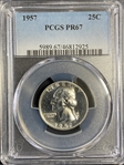 1957 25C PR67