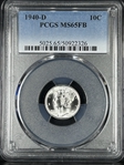 1940-D 10C MS65FB