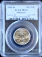 2003-D 25C Missouri MS67