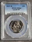 2019-W 25C Lowell NP MS64