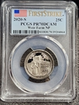 2020-S 25C Weir Farm NP First Strike PR70DCAM