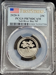2020-S 25C Salt River Bay NP First Strike PR70DCAM