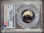 2020-W 5C Reverse Proof First Strike PR69