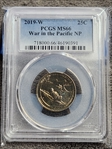 2019-W 25C War in the Pacific NP MS66