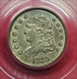1835 H10C Large Date, Large 5C AU53