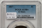 1817 1C 13 Stars AU58+ BN