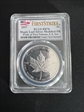 2019 $5 Maple Leaf Silver Modified PR Pride of Two Nations, U.S. Set First Strike PR70