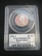 2001-S 25C Rhode Island PR69DCAM