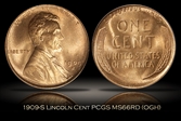 1909-S 1C Lincoln MS66RD