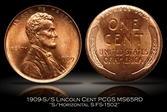 1909-S 1C Lincoln MS66RD