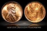 1909 VDB 1C MS67RD
