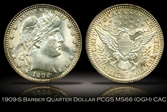 1909-S 25C MS66