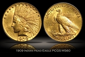 1909 $10 MS60