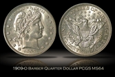 1909-O 25C MS64