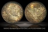 1909-D 25C MS66