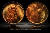 1909 1C Lincoln MS66RD