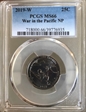 2019-W 25C War in the Pacific NP MS66