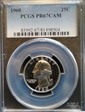 1960 25C PR67CAM