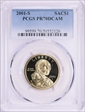 2001-S SAC$1 PR70DCAM