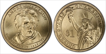 2008-P $1 Andrew Jackson - Pos A Satin Finish SP69