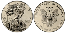 2011-P $1 Silver Eagle Rev PR 25th Anniversary Set First Strike PR70