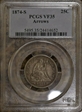 1874-S 25C Arrows VF35