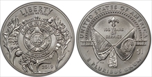 2019-P $1 American Legion 100th Ann First Strike MS70
