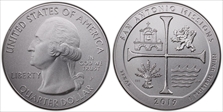 2019-P 25C San Antonio Missions NP 5 oz Silver First Strike SP70