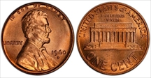 1960-D 1C Small Date MS66+ RD