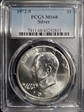 1972-S $1 Silver MS68