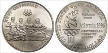 1996-D $1 Rowing MS70