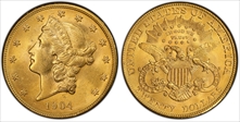 1904 $20 MS64