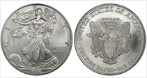 1996 $1 Silver Eagle MS69