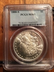 1880-S $1 MS65