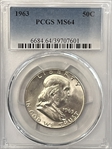 1963 50C MS64