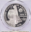 1992-P $1 Columbus PR70DCAM
